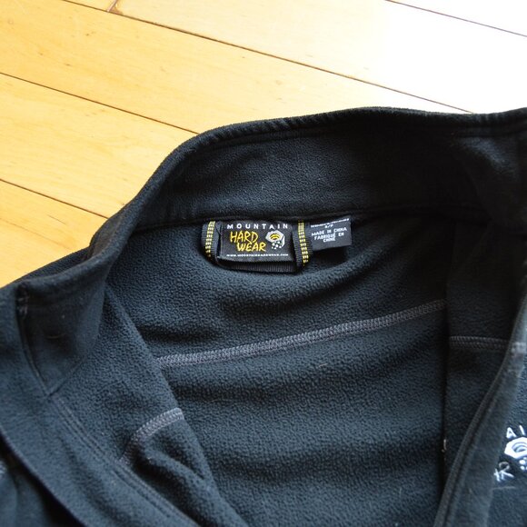 Mountain Hardwear Fleece Black Zip Up Jacket Black Women Size S - Picture 7 of 11